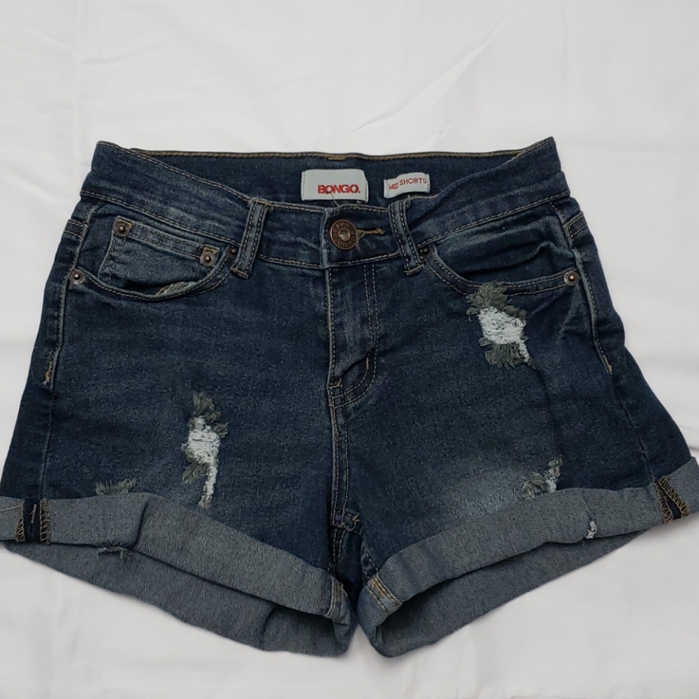 Blue jean shorts